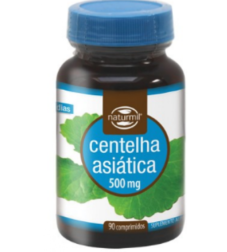 Centelha Asiática 500 mg - 90 Comprimidos- Naturmil